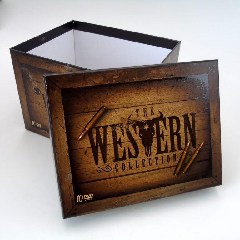 Sammlerbox mit Holzhaptik
